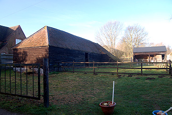 Farm buildings adjacent to 59 Crow Lane January 2012